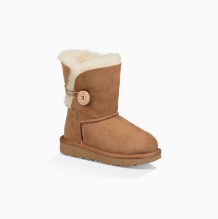 UGG Bailey Button II - Boots Småbarn - Brune (NO-R707)